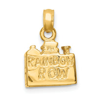 14K 3D CHARLESTON Rainbow Row Buildings-K8698