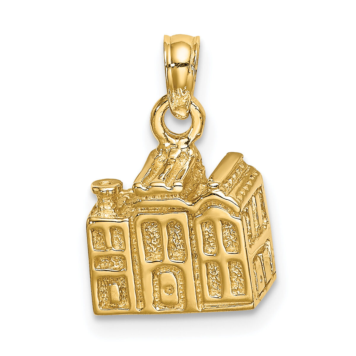 14K 3D CHARLESTON Rainbow Row Buildings-K8698