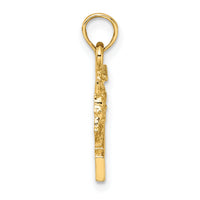 14K CHARLESTON Horse and Cart Charm-K8699