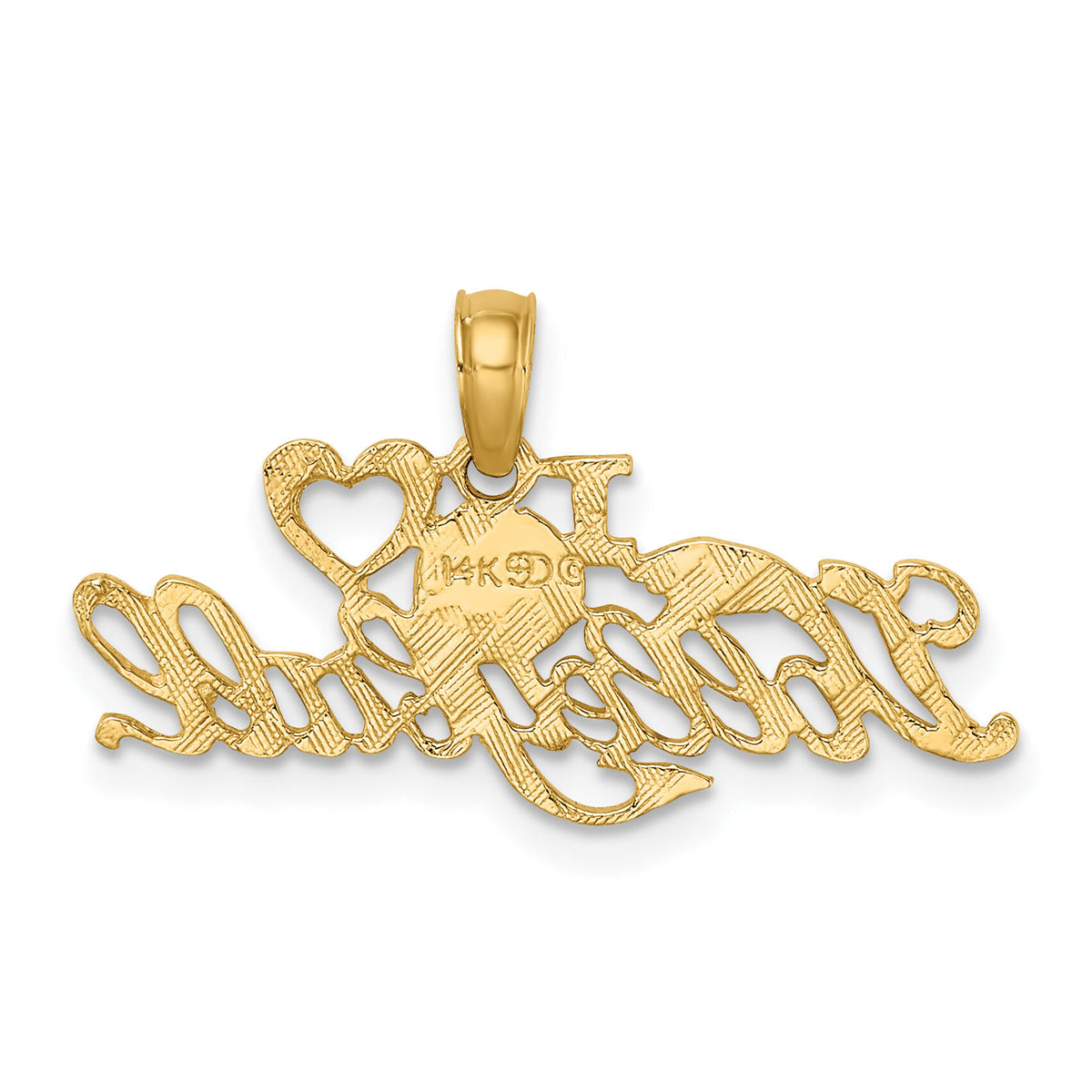 14K I HEART  VOLLEYBALL Charm-K8730