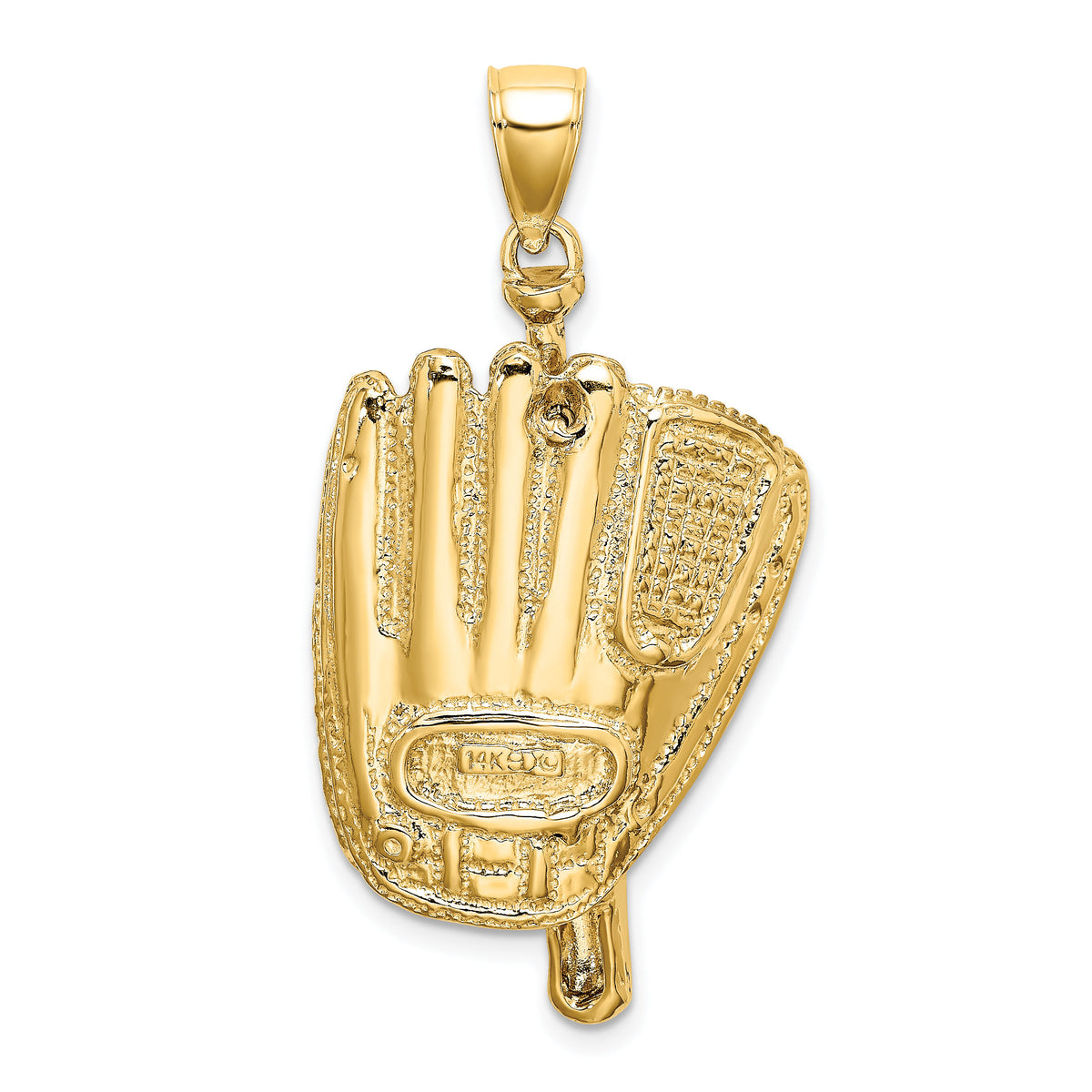 14K 3-D Baseball Glove ,Bat and Ball Charm-K8735