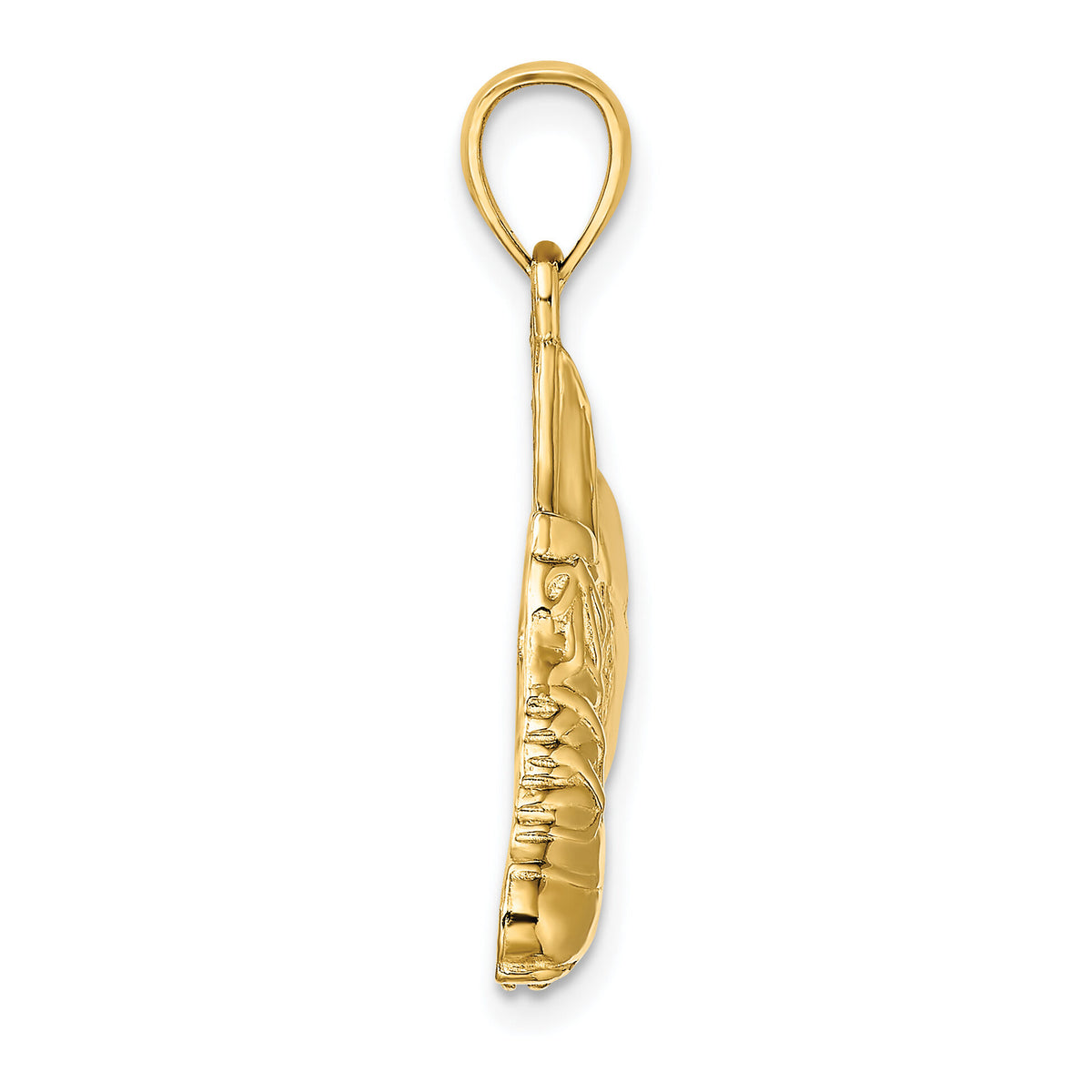 14K 2-D Polished Soccer Ball and Shoe Charm-K8746