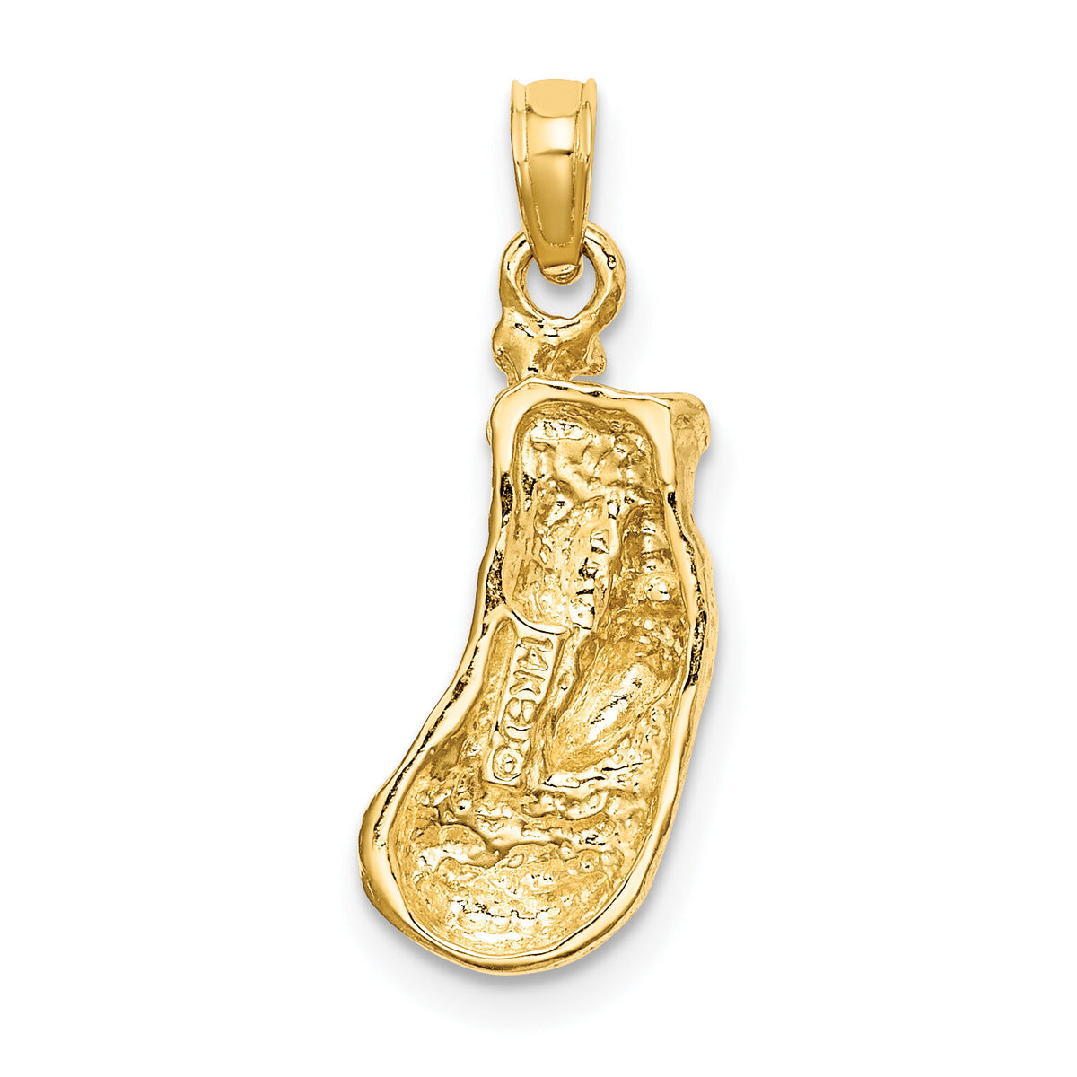 14K Polished  Single Boxing Glove Pendant-K8757