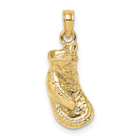 14K Polished  Single Boxing Glove Pendant-K8757