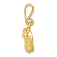 14k Tractor Pendant-K876