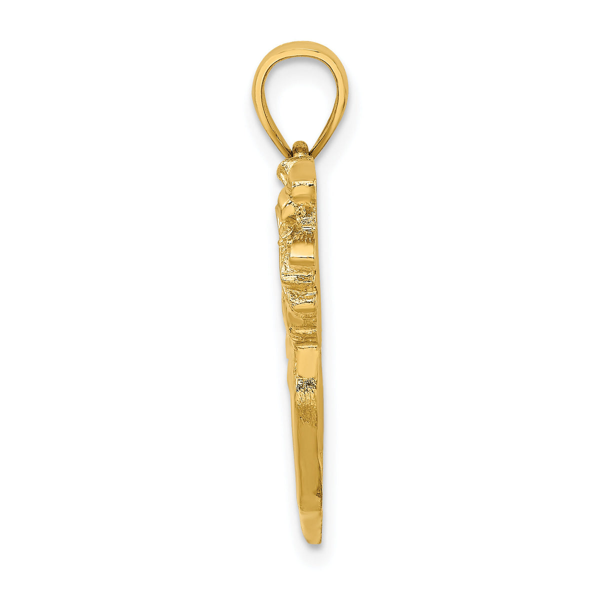 14K 2-D Golf Bag and Clubs Charm-K8760