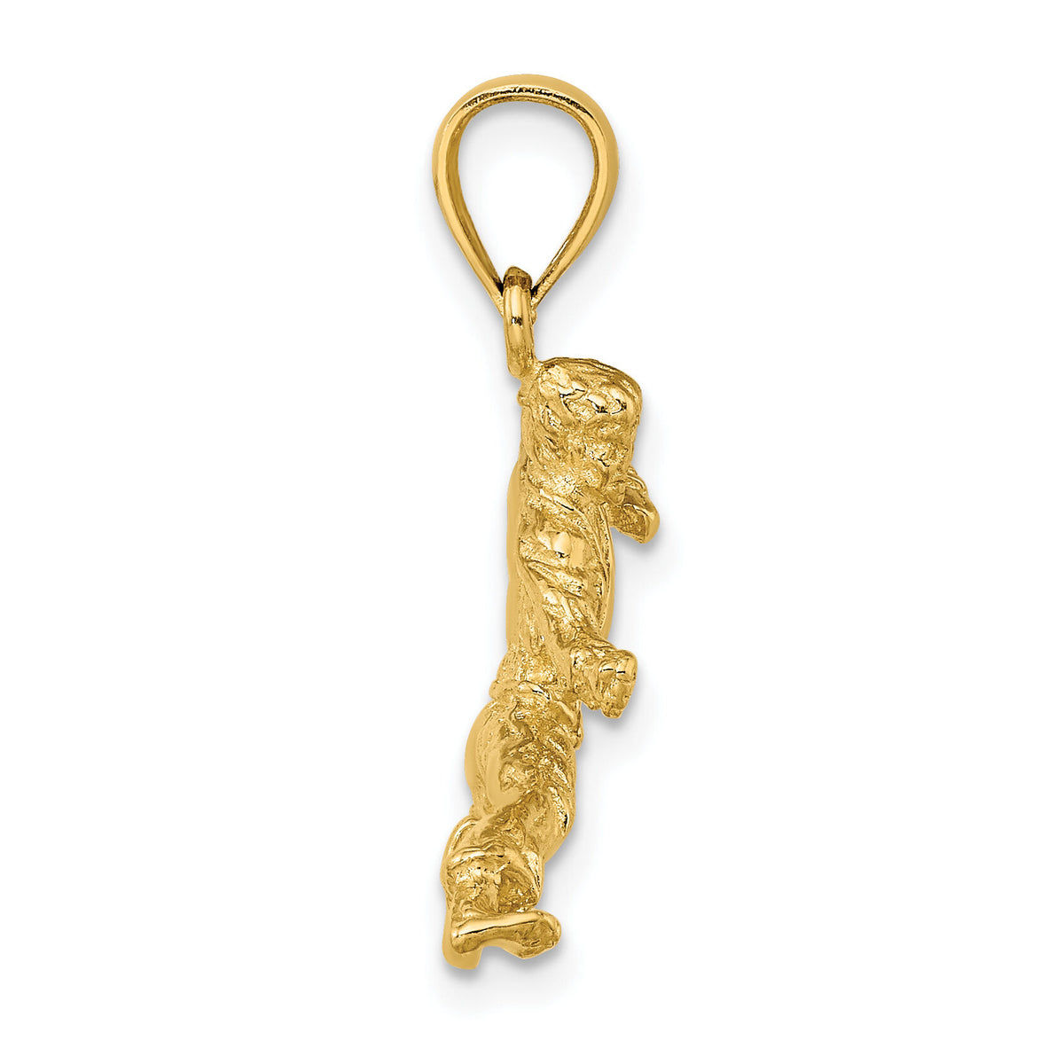 14K 3-D Karate Man Pendant-K8763