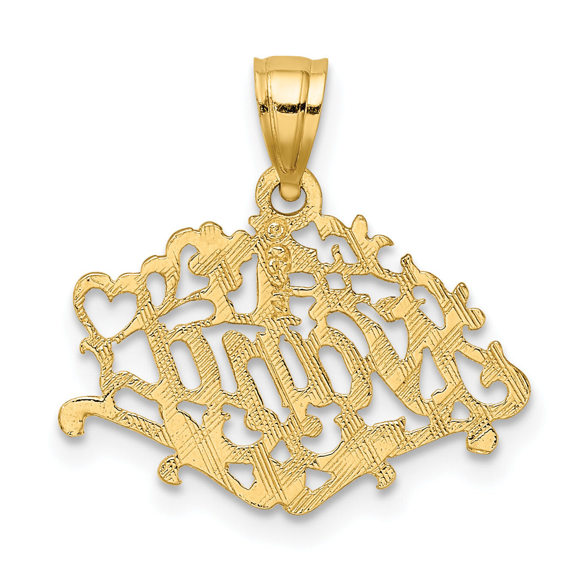 14K #1 NANA  Charm-K8803