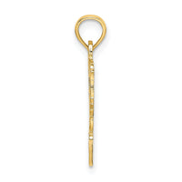 14K #1 NANA  in Heart Charm-K8804