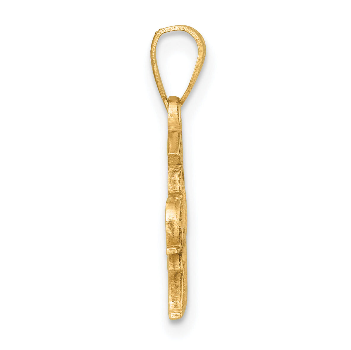 14K Polished GRADUATE 2025 Under Cap Charm-K8814-25