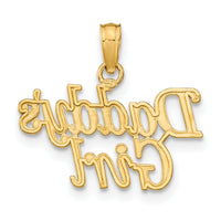 14K DADDY'S GIRL Charm-K8841