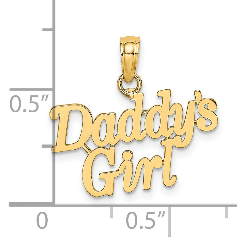 14K DADDY'S GIRL Charm-K8841