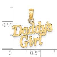 14K DADDY'S GIRL Charm-K8841