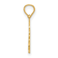 14K Polished I HEART LAKE TAHOE Charm-K8848
