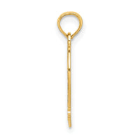 14K QUINCE ANOS 15 in Heart Charm-K8852