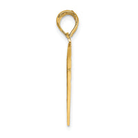 14k FOREVER AND EVER Break-Apart Heart Charm-K8853
