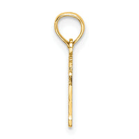 14K Polished and Engraved OY VEY Charm-K8881