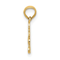 14K #1 PRINCESS Charm-K8883