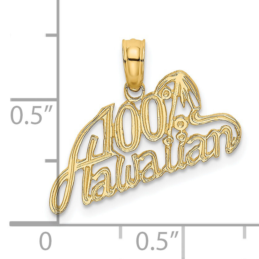 14K 100% HAWAIIAN Charm-K8895