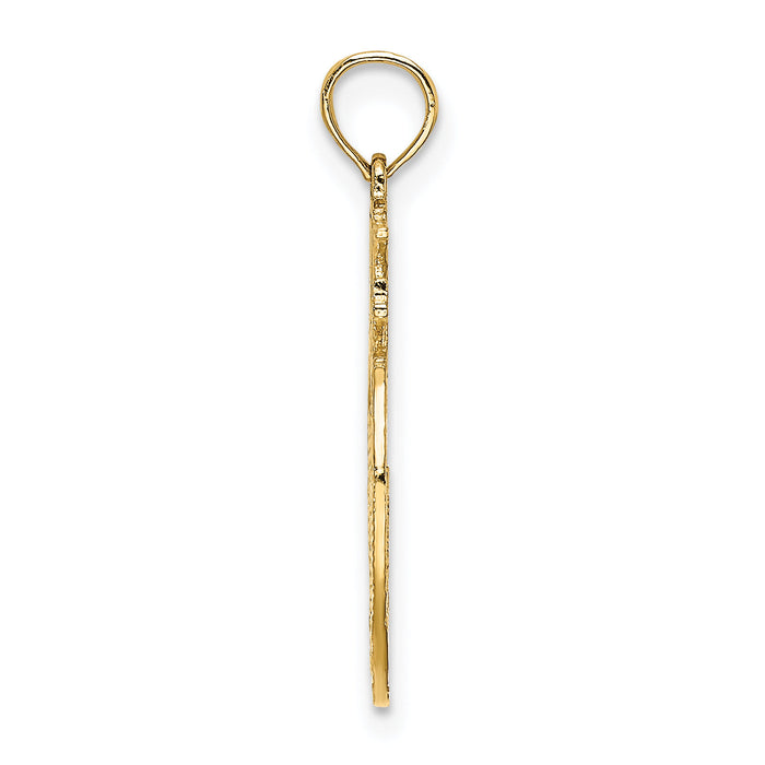 14K New York Skyline in Apple Charm-K8901