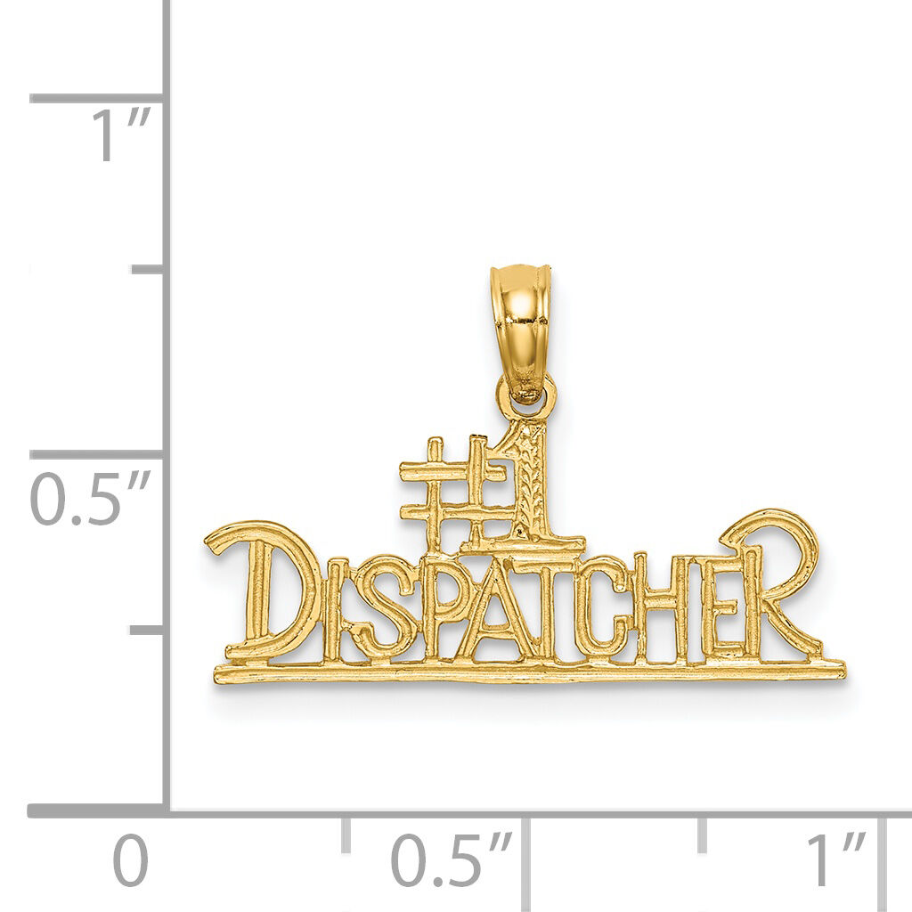 14K #1 DISPATCHER Charm-K8902
