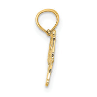 14K BASEBALL MOM Charm-K8903