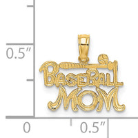 14K BASEBALL MOM Charm-K8903