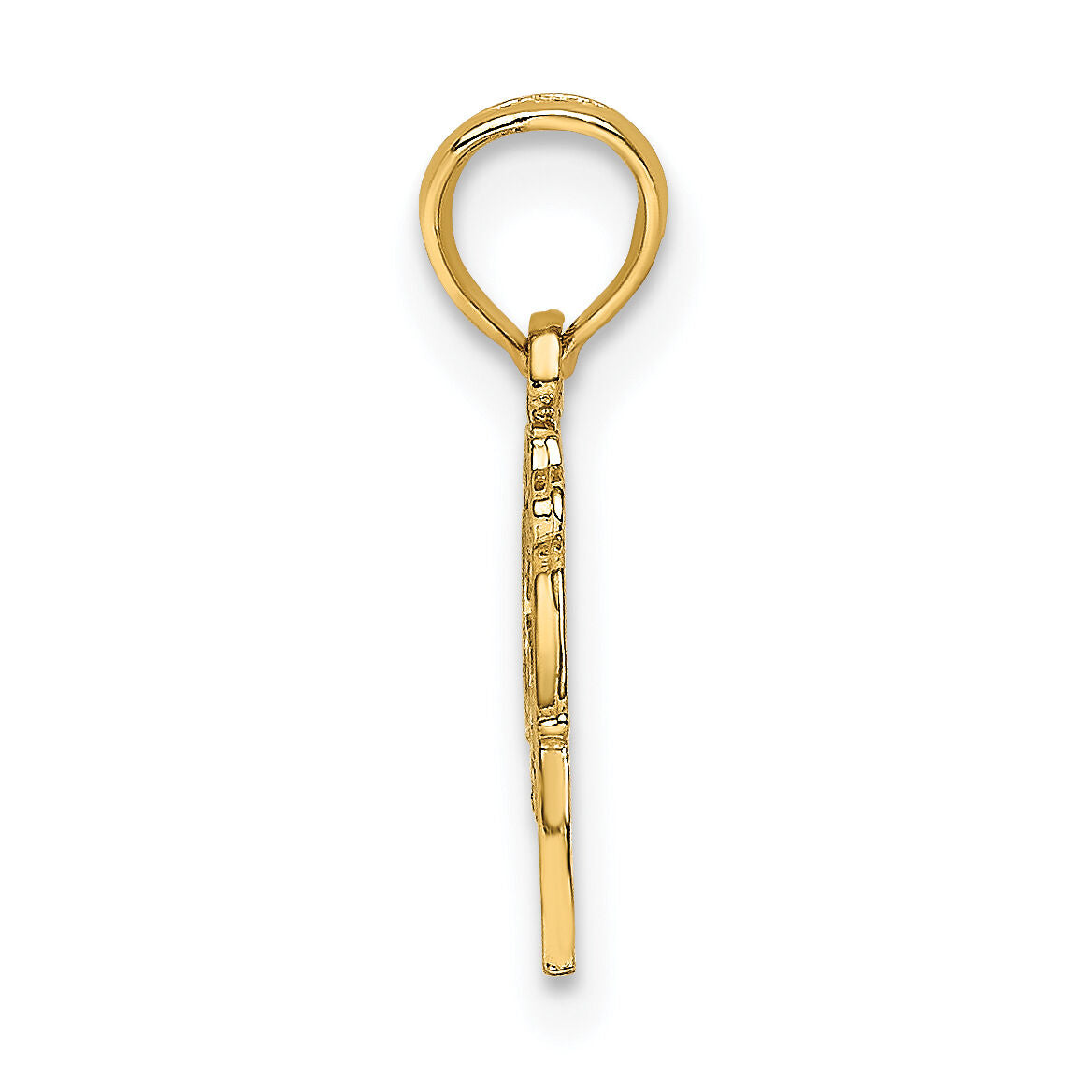 14K Block and Engraved GREAT GRANDMA Charm-K8905