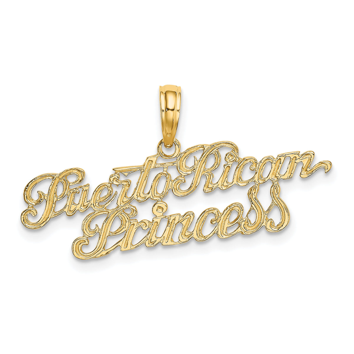 14K PUERTO RICAN PRINCESS Charm-K8911