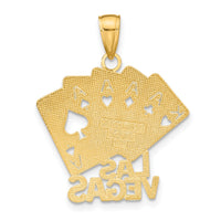 14K LAS VEGAS w/ Playing Cards Charm-K8912