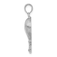 14K White Gold Polished Hot Air Ballon Charm-K8914W