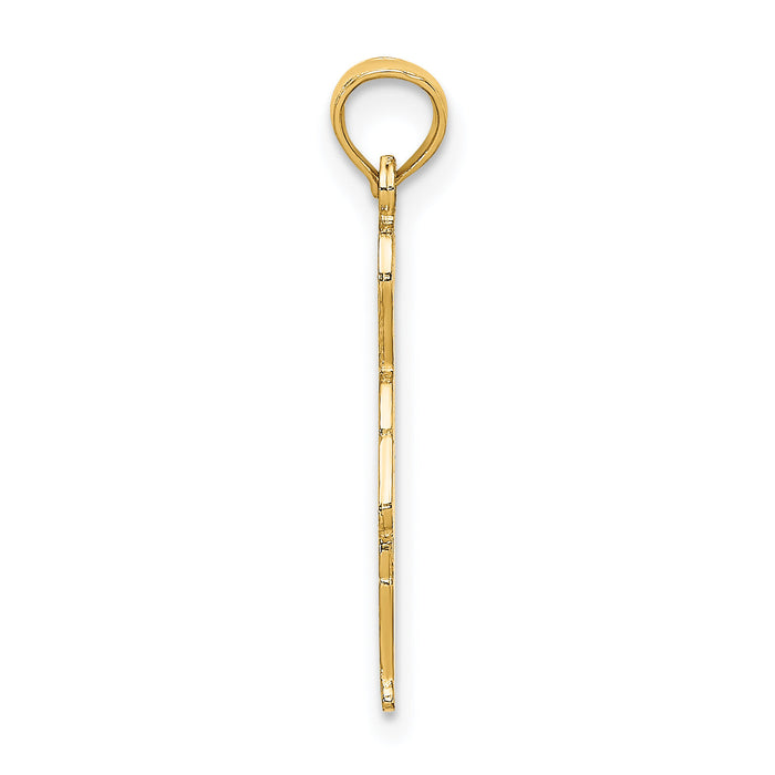 14K Little Boy Walking Charm-K8934