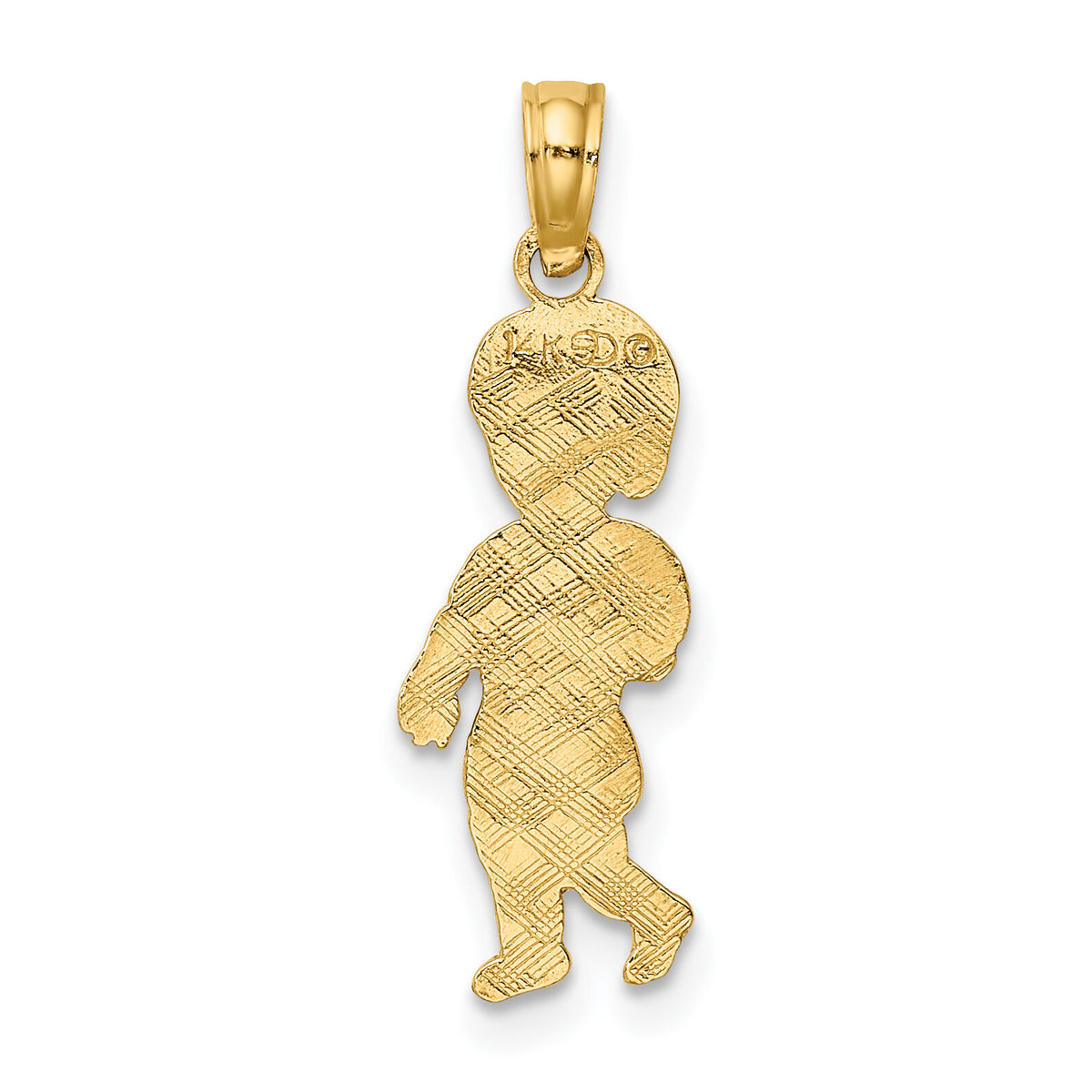 14K Little Boy Walking Charm-K8934