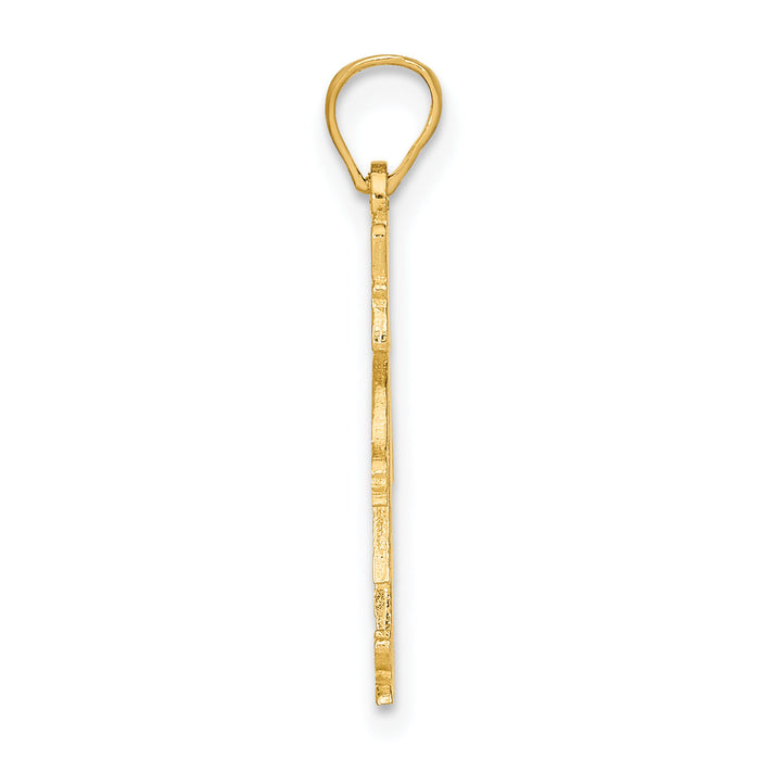 14K Girl Charm-K8936