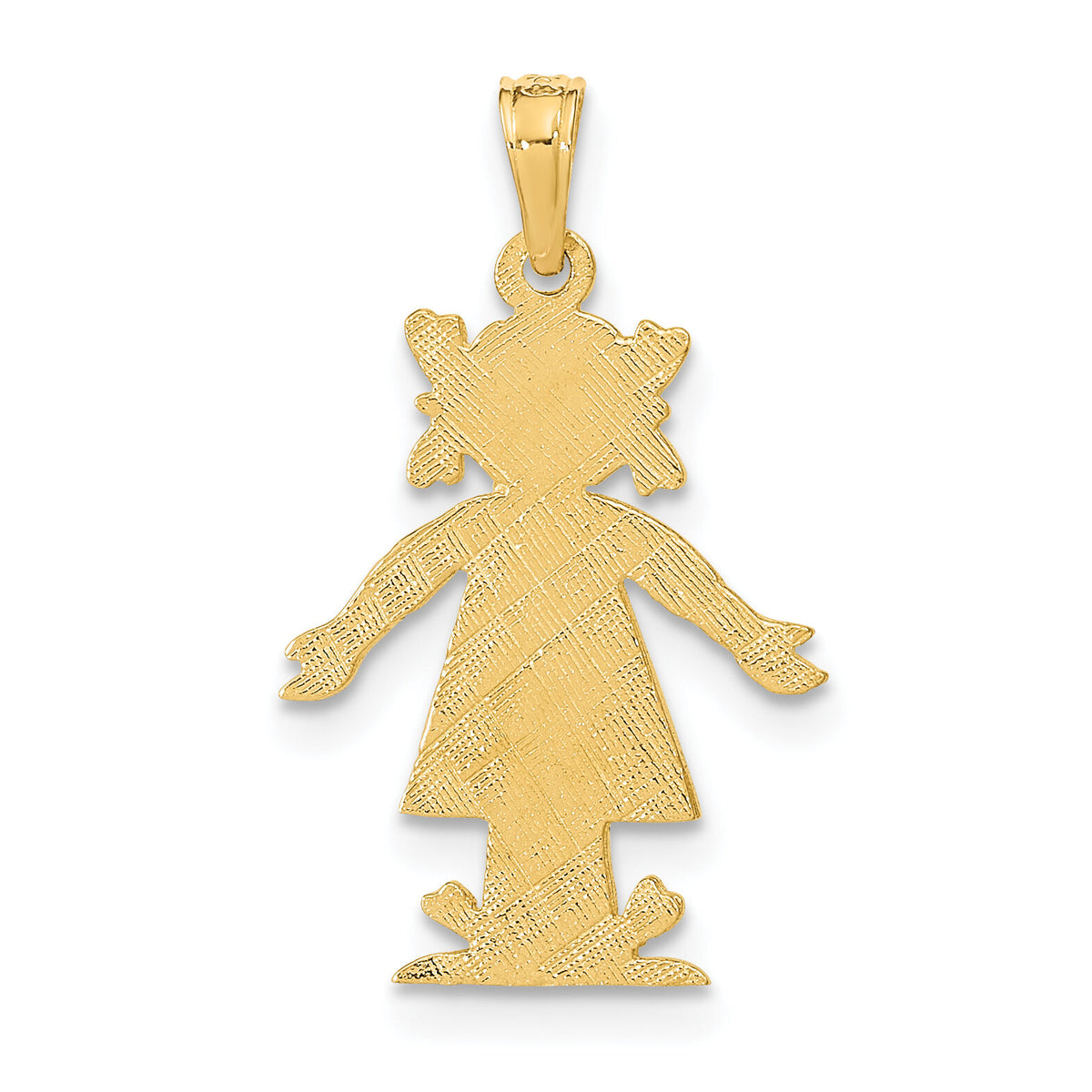 14K Girl Charm-K8936