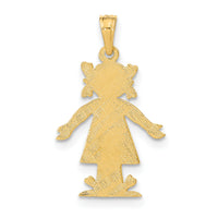 14K Girl Charm-K8936