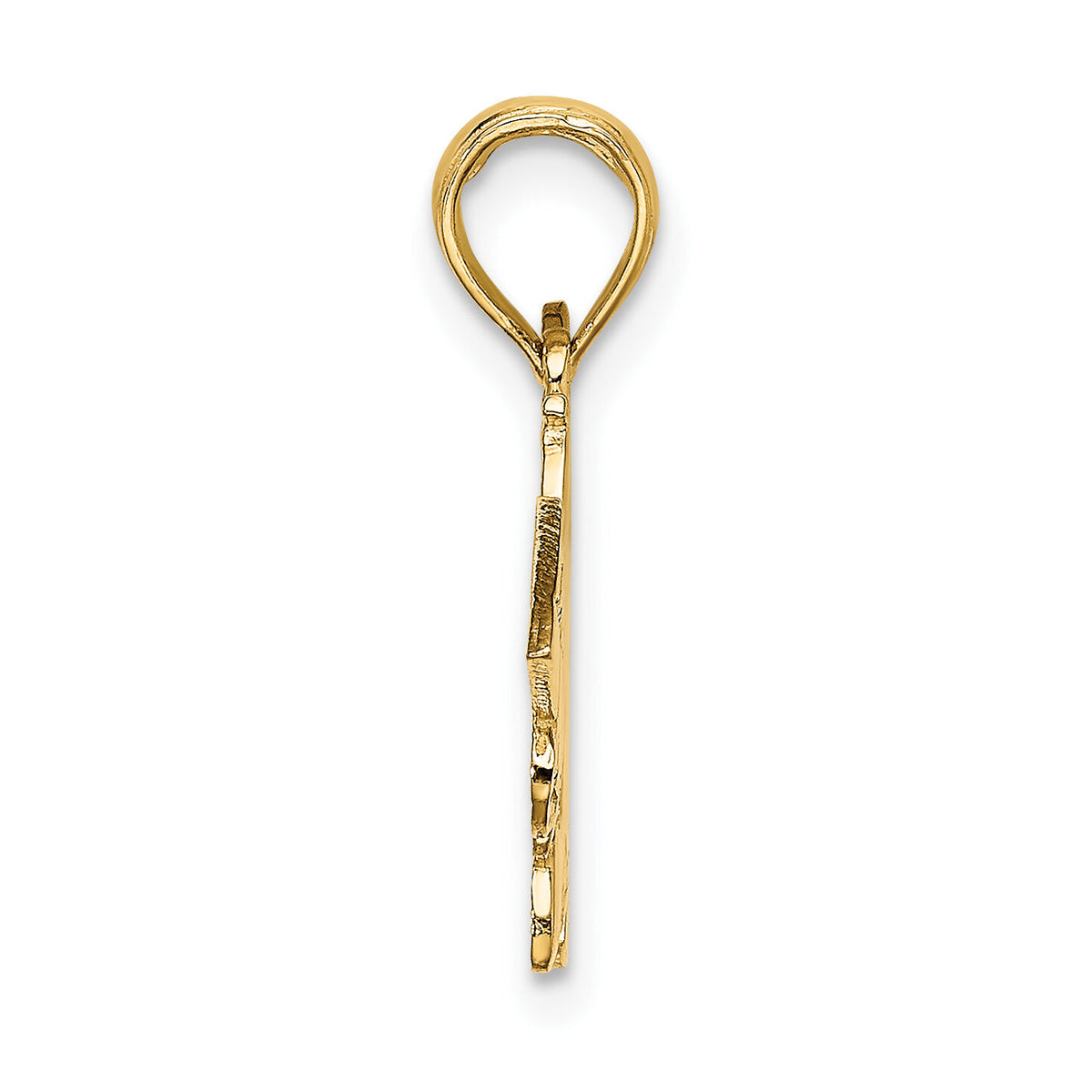 14k I'D RATHER BE FLYING Charm-K894