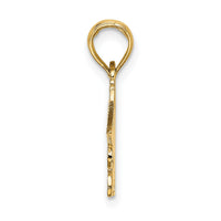14k I'D RATHER BE FLYING Charm-K894