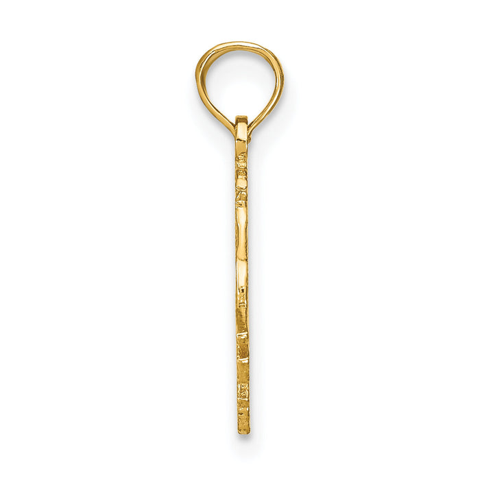 14K CAPRICORN Zodiac Charm-K8943