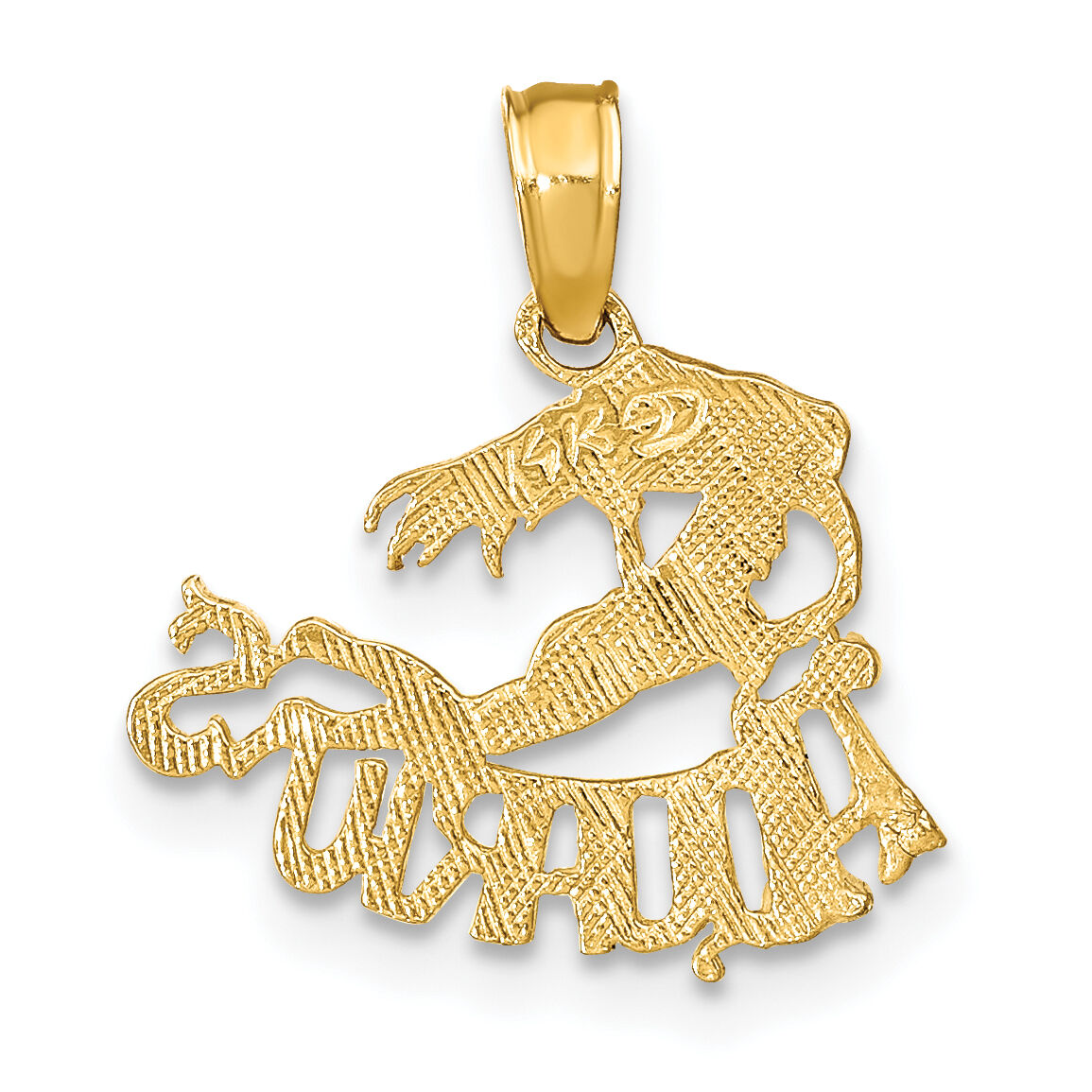 14K AQUARIUS Zodiac Charm-K8944