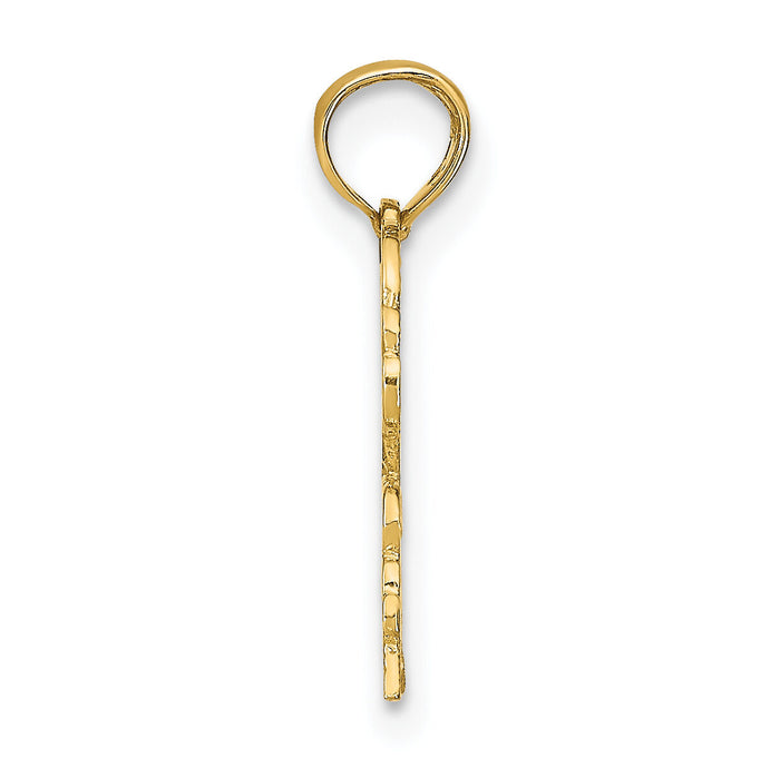 14K CANCER Zodiac Charm-K8949