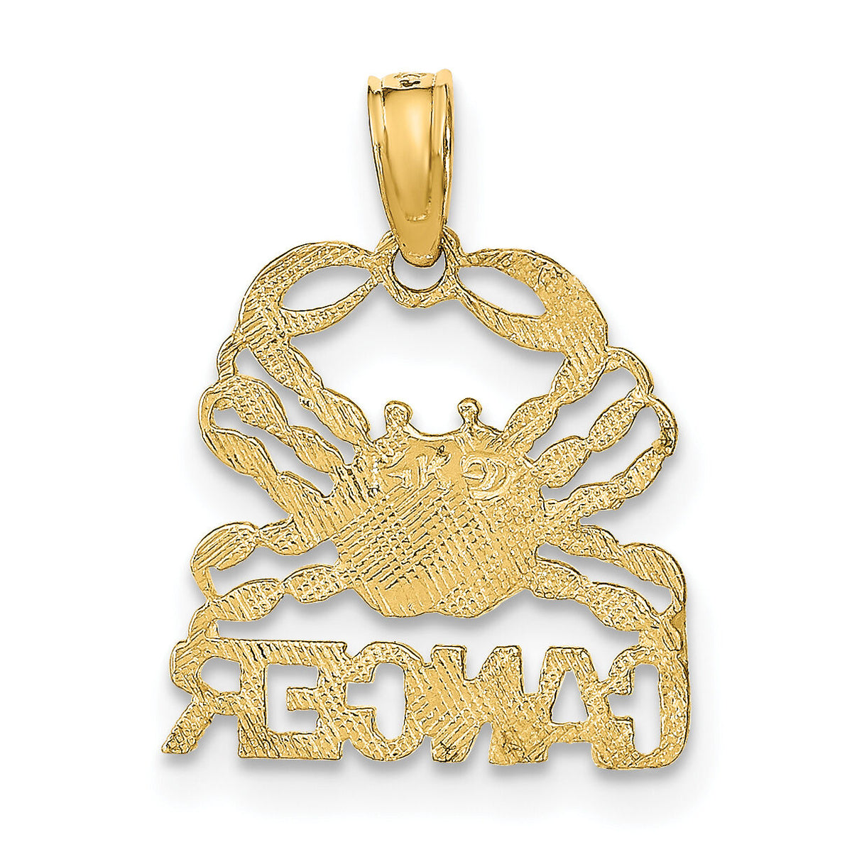 14K CANCER Zodiac Charm-K8949