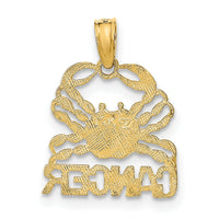 14K CANCER Zodiac Charm-K8949