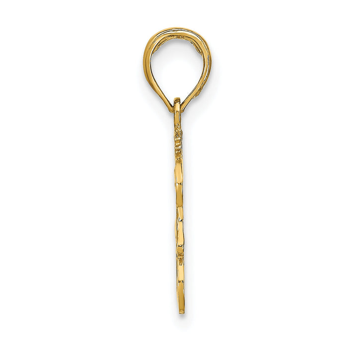 14K LEO Zodiac Charm-K8950