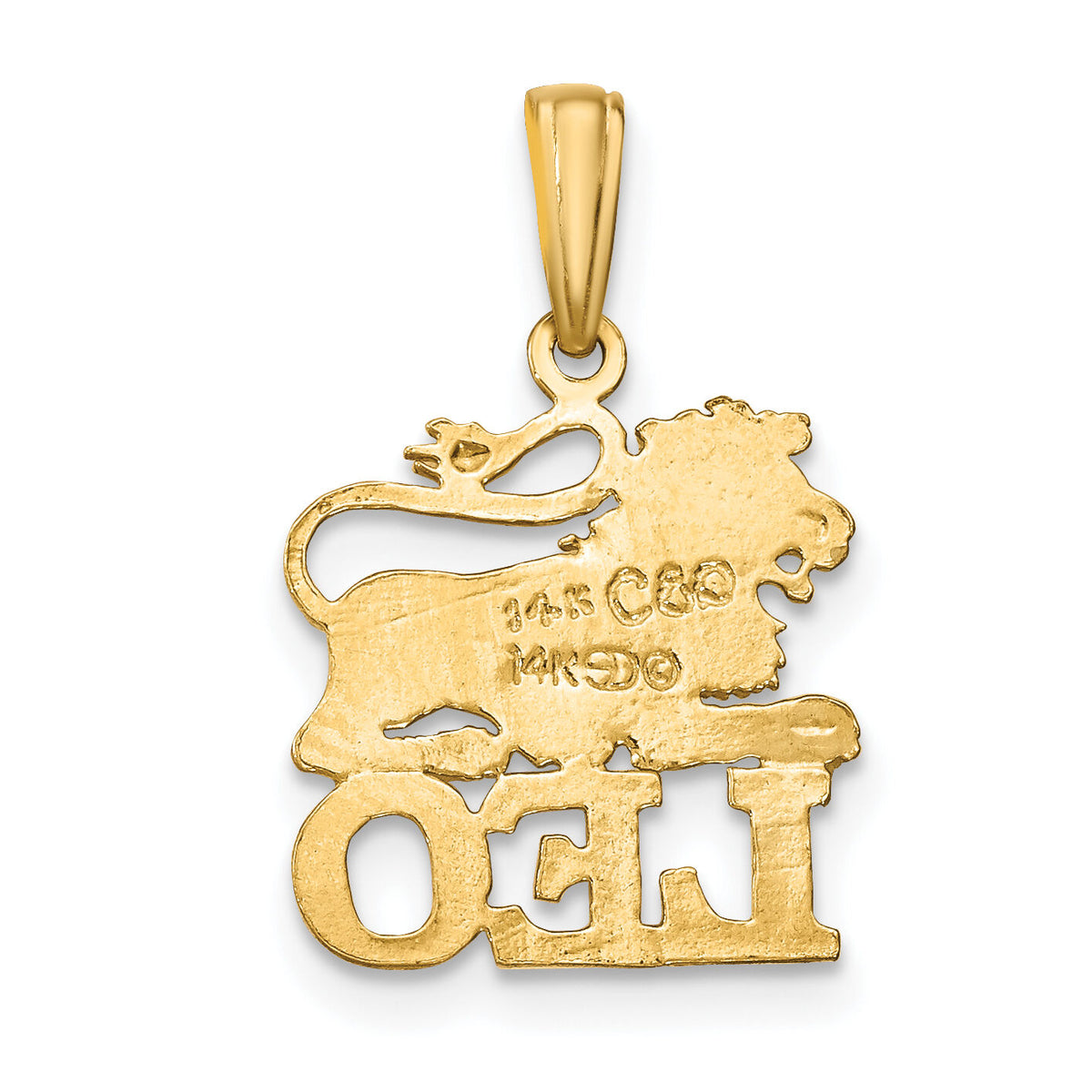 14K LEO Zodiac Charm-K8950