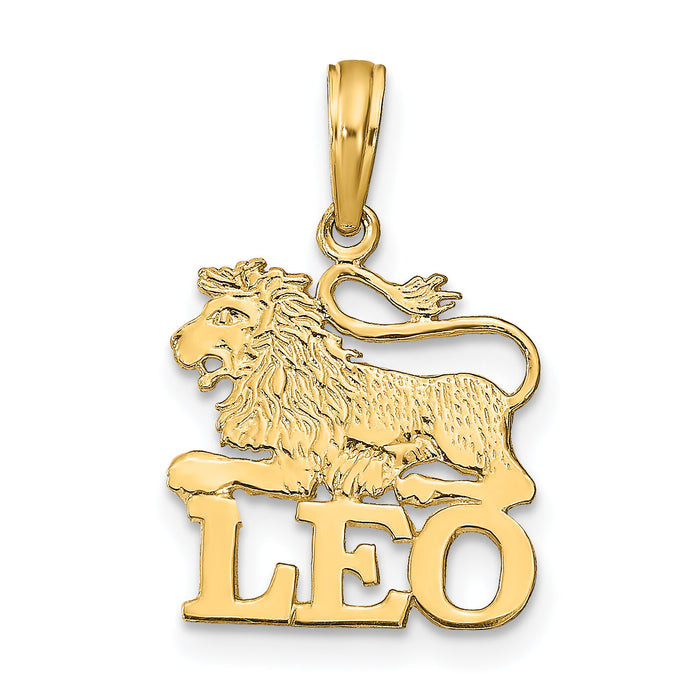 14K LEO Zodiac Charm-K8950