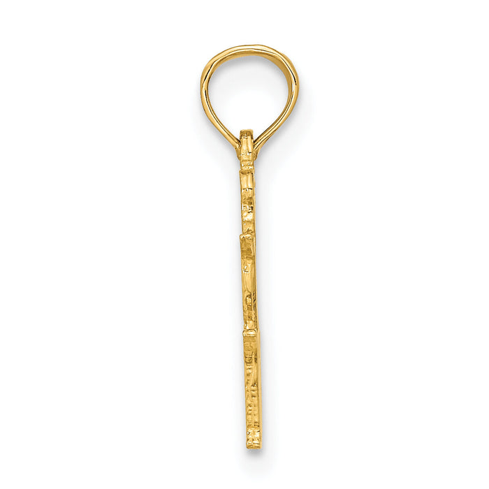 14K VIRGO Zodiac Charm-K8951
