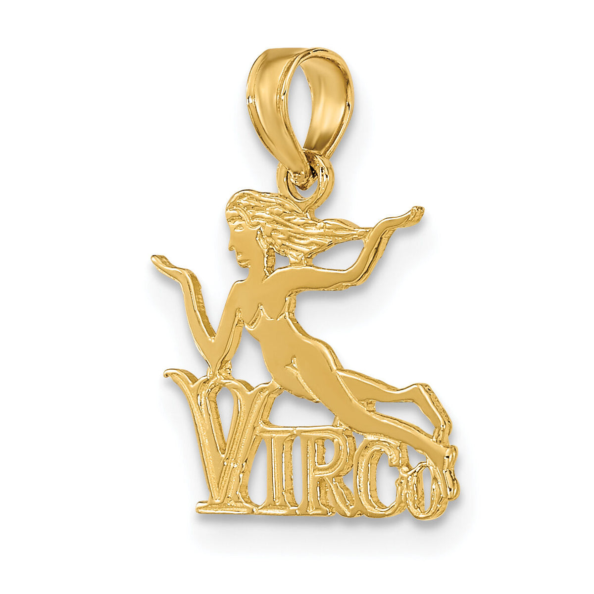 14K VIRGO Zodiac Charm-K8951