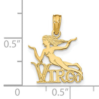 14K VIRGO Zodiac Charm-K8951