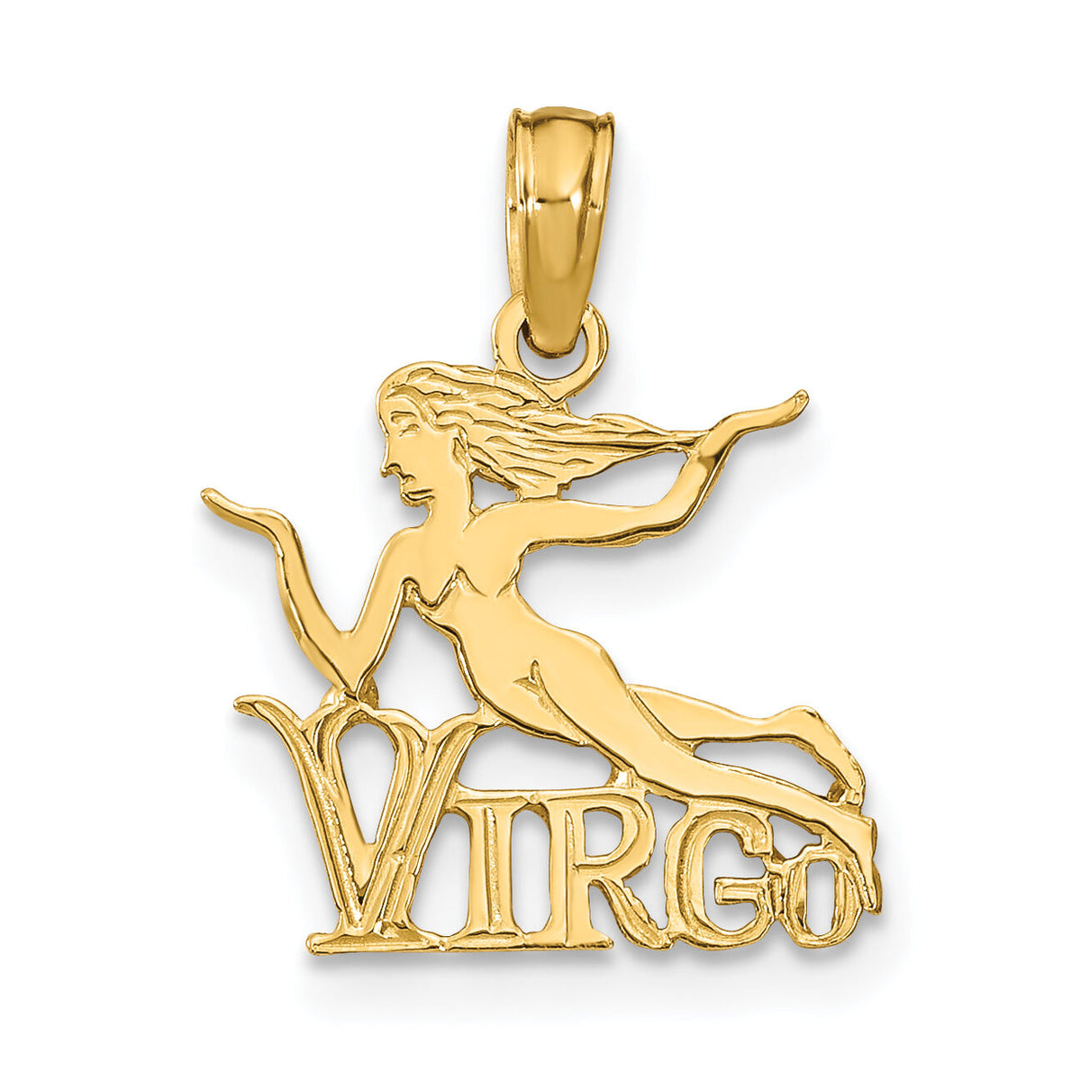 14K VIRGO Zodiac Charm-K8951